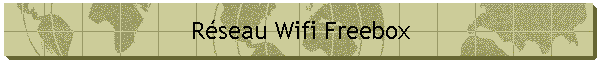 Rseau Wifi Freebox