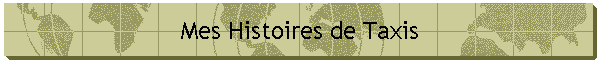 Mes Histoires de Taxis